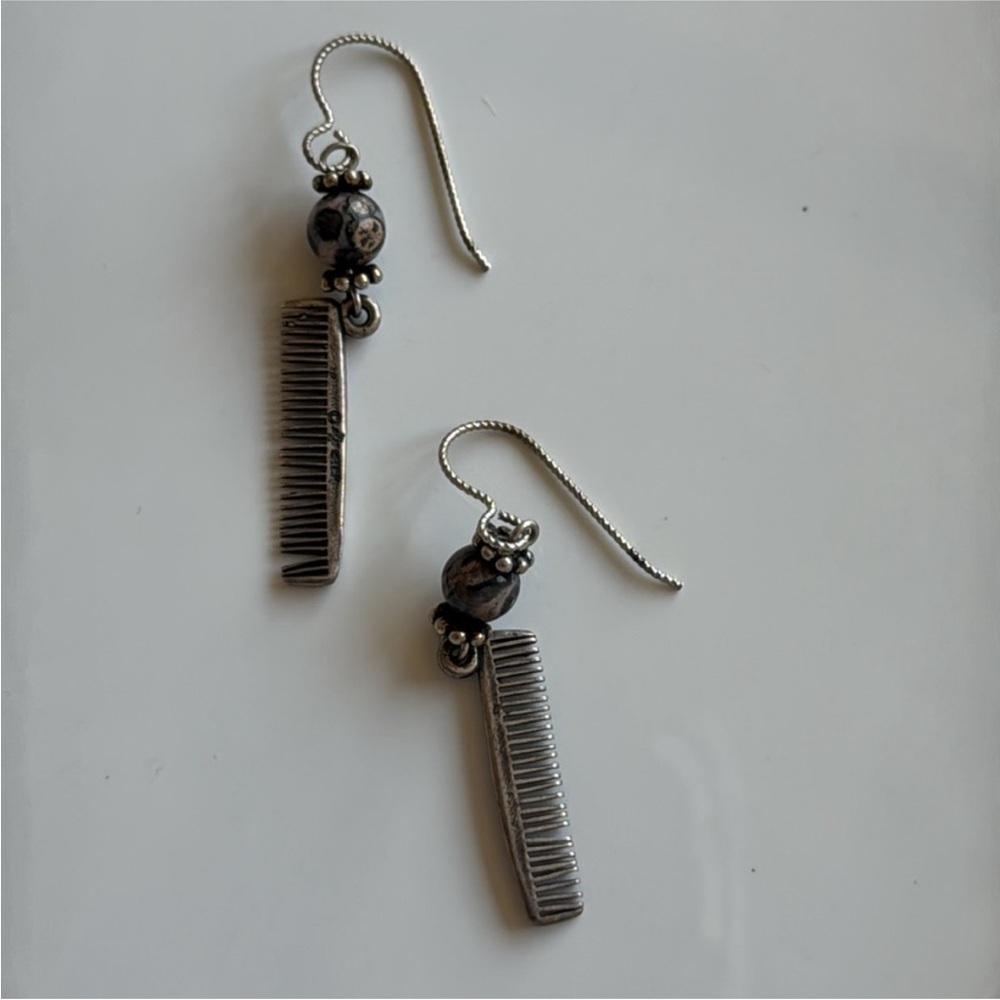 Hairstylist Barber Comb Earrings